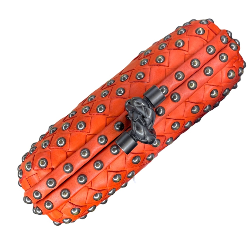 💎💎 HP 💎💎💎 Bottega Veneta Intrecciato Bruciato Knot Clutch - Picture 10 of 15